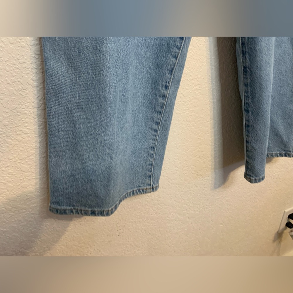 NWT NEW Wrangler Barrel 652 High Rise Blue Denim Jeans Womens Size 33 Casual - Picture 8 of 13